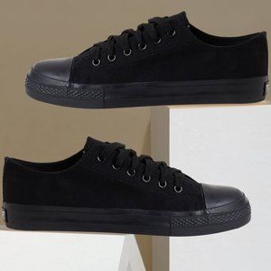 Canvas Casuals Shoes  For Men  (Black)